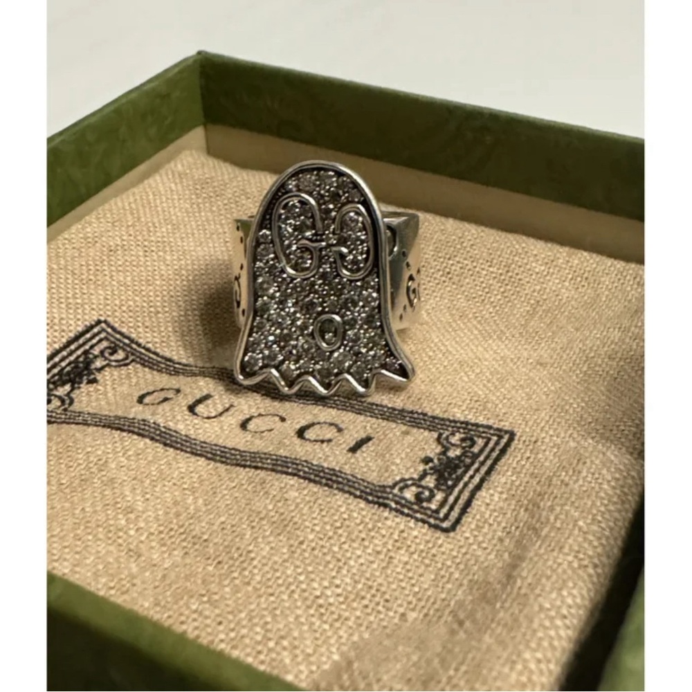 Rare Gucci Ghost Diamond Ring - image 5